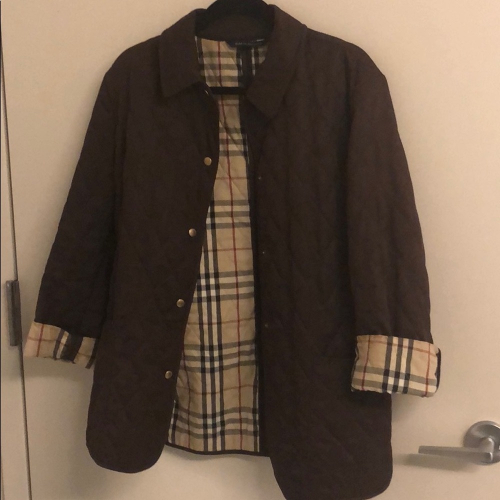 Burberry Brown Quilted Jacket